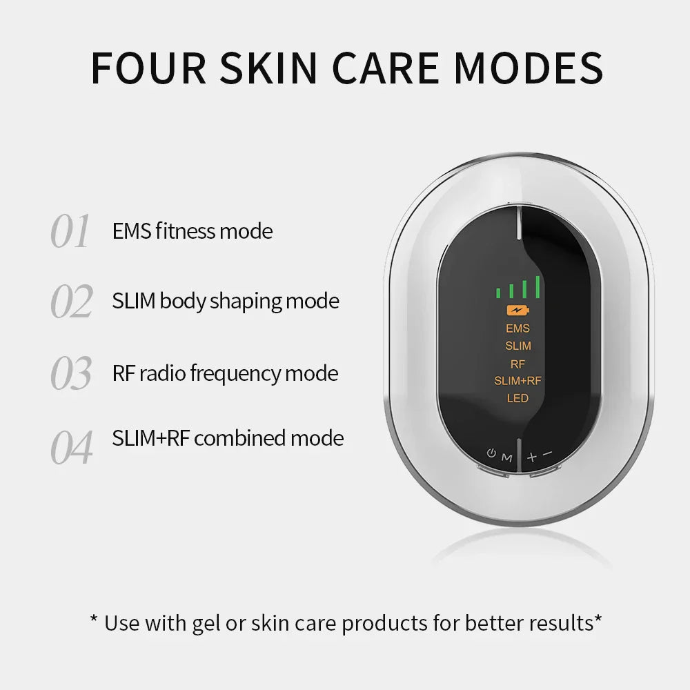 4-in-1 Cordless Electric Body Sculpting Massager Anti-Cellulite White