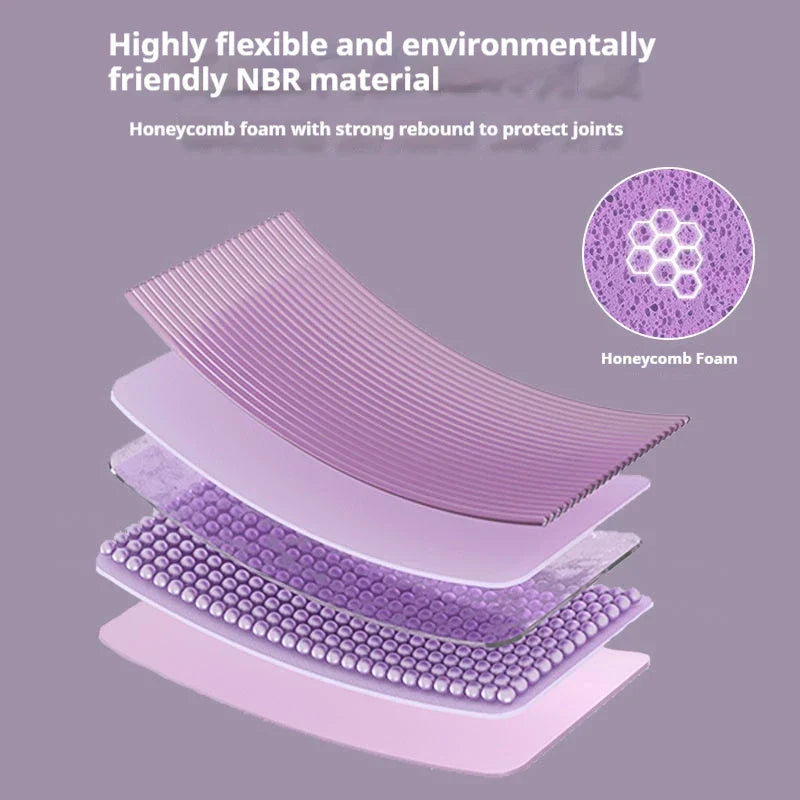 4CM Ultra-Thick NBR Yoga Fitness Support Pad Purple
