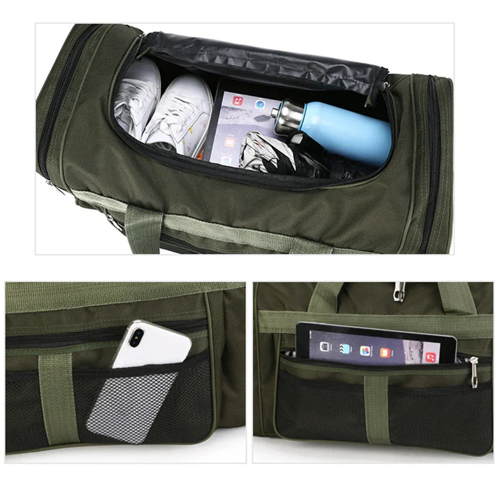 Oxford Travel Sports Bag Dry/Wet Separation Green