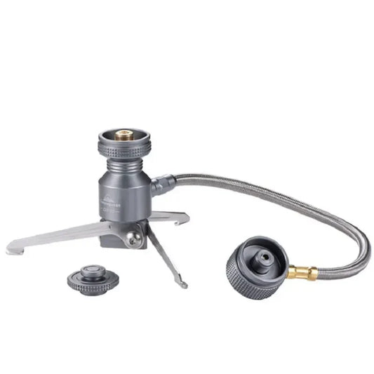 Camping Furnace Support Dual Stove Silver