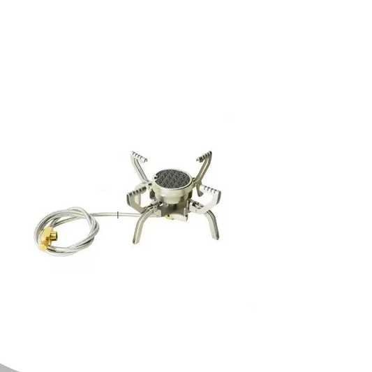 Ultralight Folding Infrared Mini Camping Stove Silver