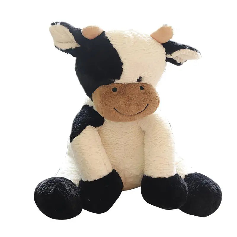 Kawaii Sitting Milk Cow Plush Toy