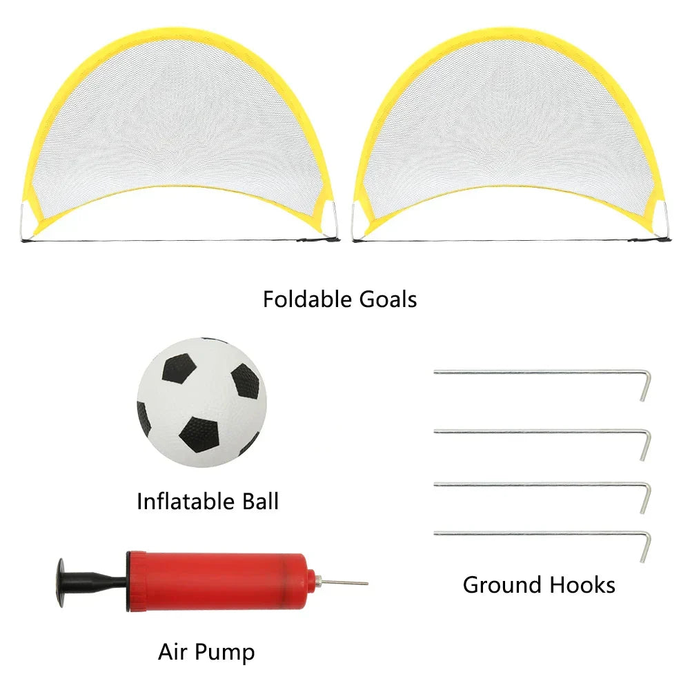 Foldable Training Goal Net Kit for Kids