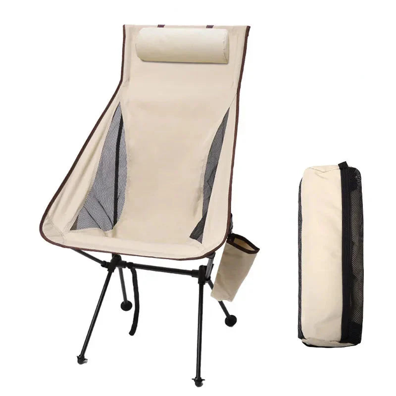 Ultra-Light Camping Chair Beige