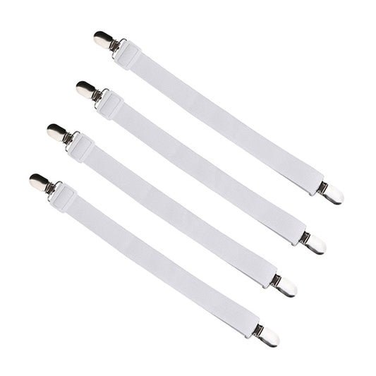 4Pcs/Set Elastic Bed Sheet Grippers Belt
