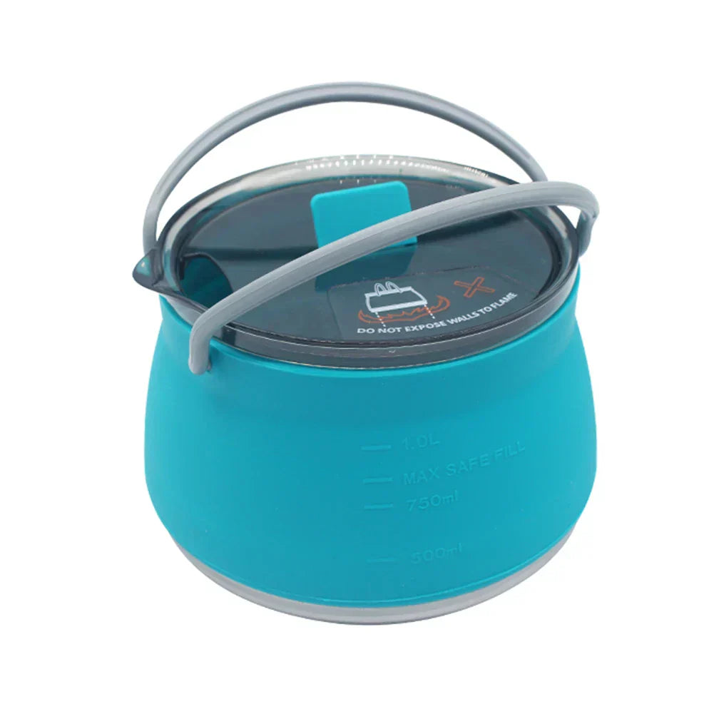 Silicone Folding Kettle Portable Boiling Water Po