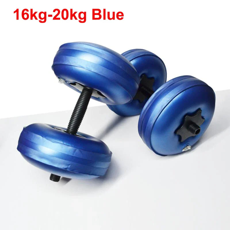 Adjustable Water-Filled Dumbbells for Arm Muscle Training