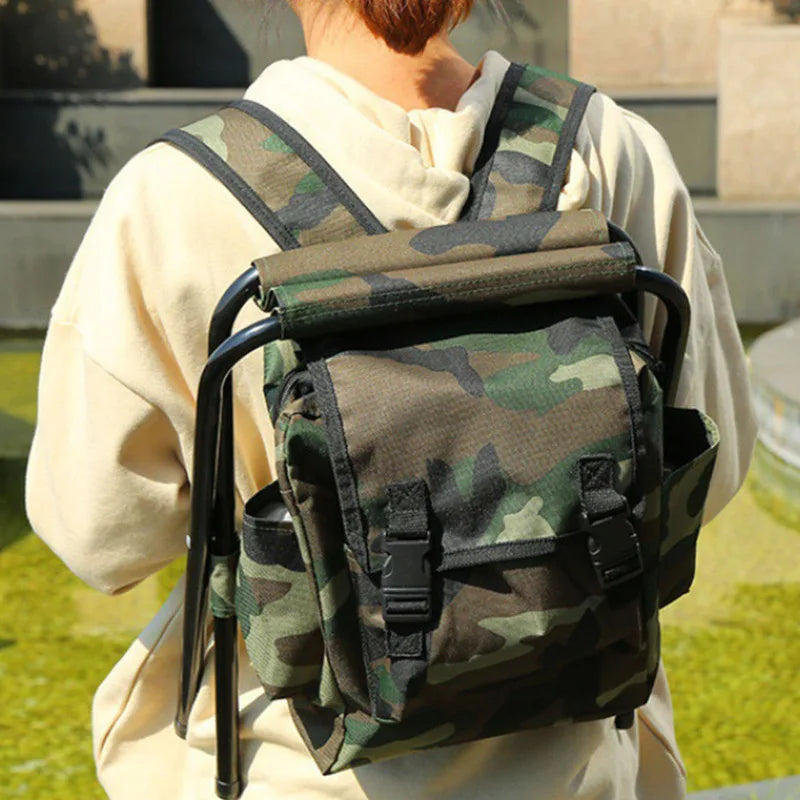 2 in 1 Folding Fishing Chair Bag