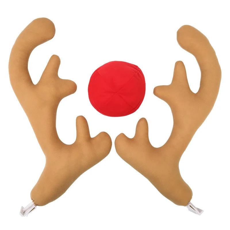 Rudolph's Ride: Car Reindeer Antlers & Nose Set