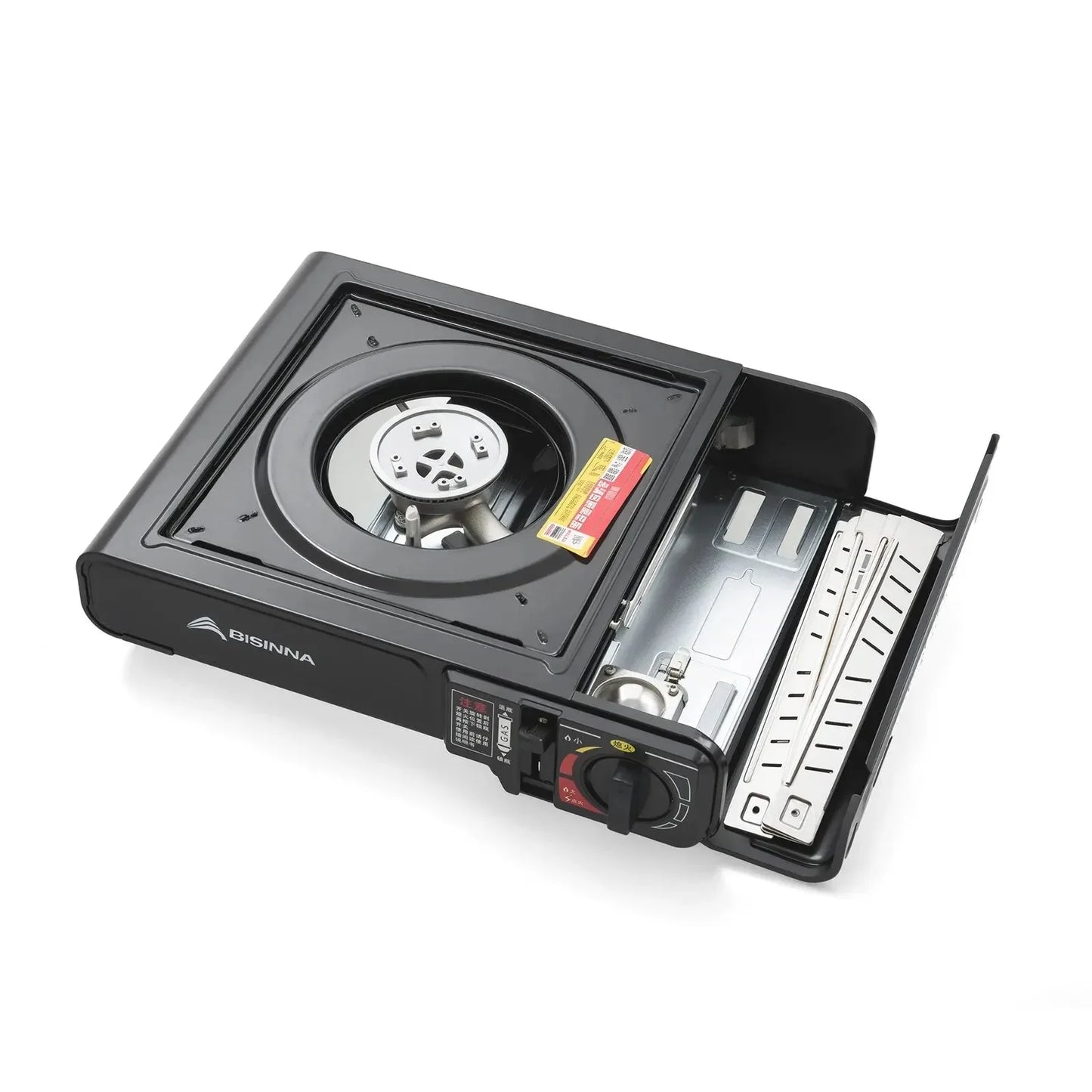 2900W Camping Cassette Stove Black