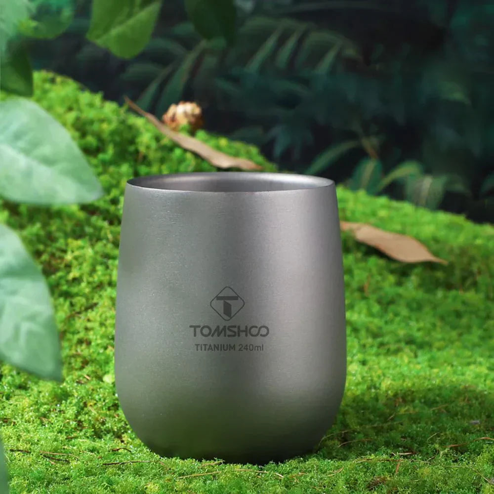 Titanium Cup Insulated Double Wall Drink Cup