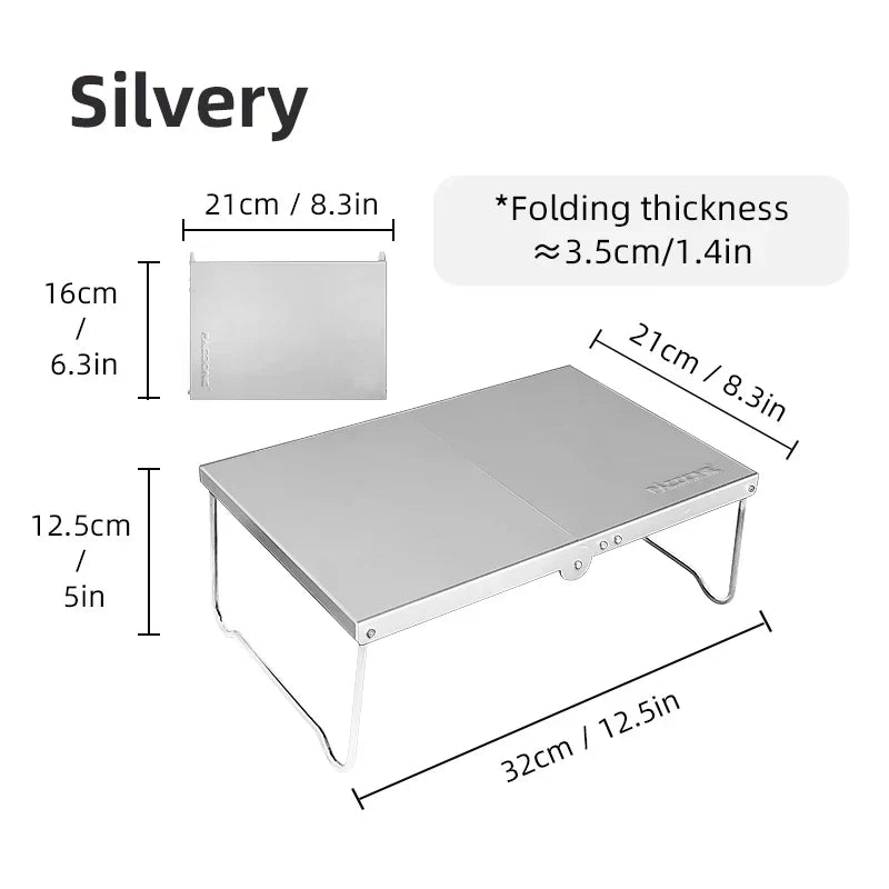 Portable Foldable Camping Table - Ultralight Mini Coffee Table