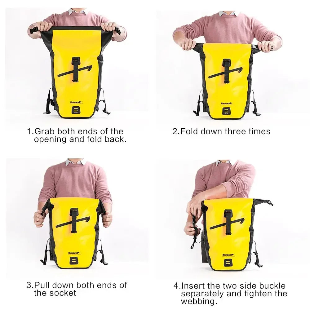 25L Waterproof Bike Pannier Bag