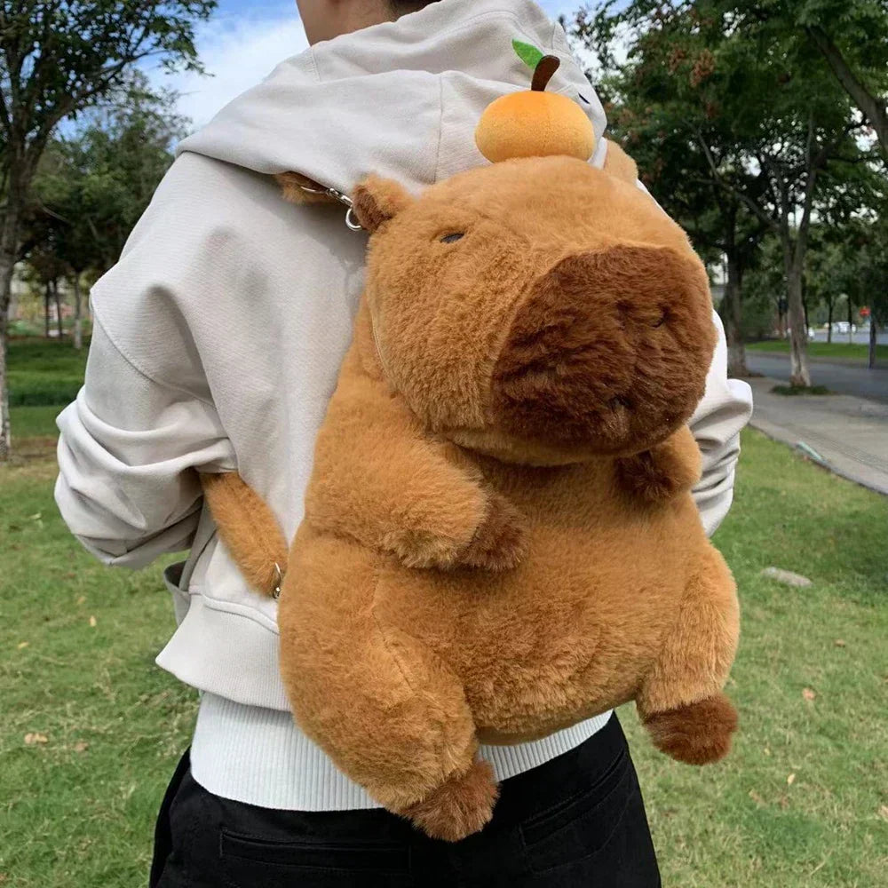 Children's Kawaii Plushie Backpack with Shoulder Straps