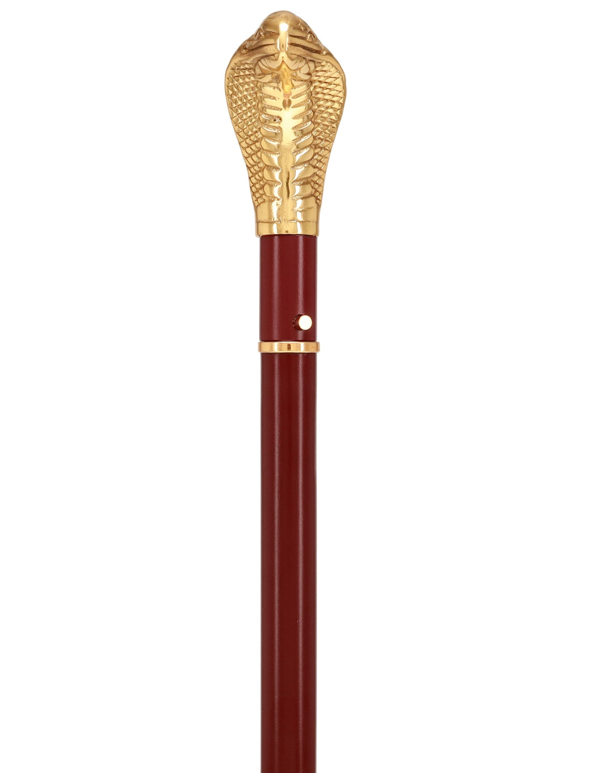 Custom RC Swords Brass Snake Handle Sword Cane – Mahogany Metal Shaft, 29" Blade