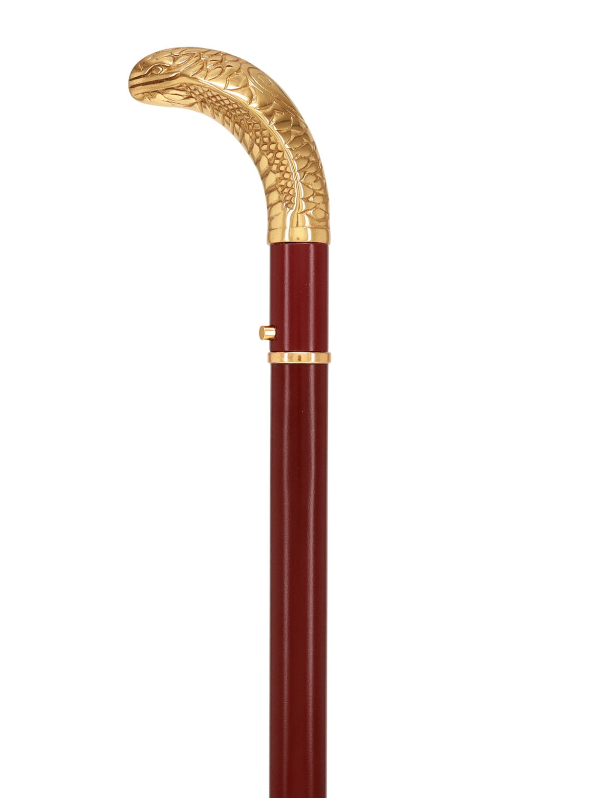 Custom RC Swords Brass Snake Handle Sword Cane – Mahogany Metal Shaft, 29" Blade