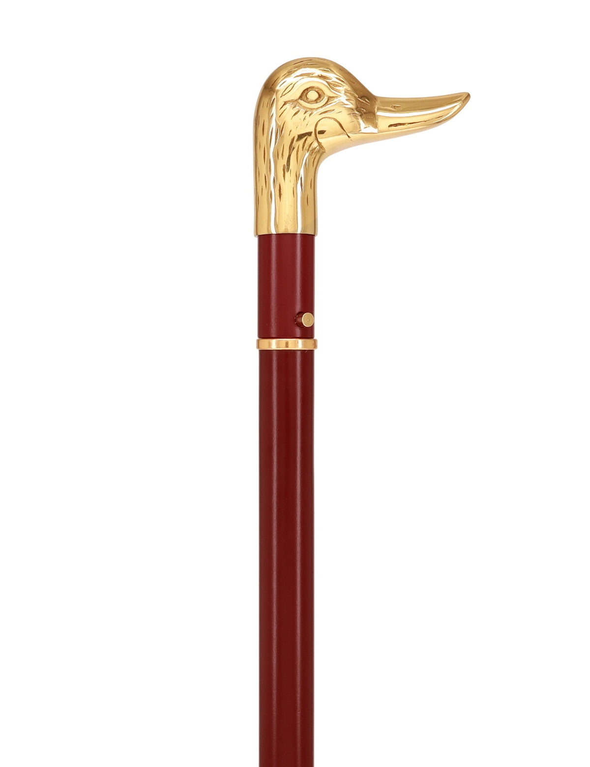 Custom RC Swords Brass Duck Handle Sword Cane – Mahogany Metal Shaft, 29" Blade