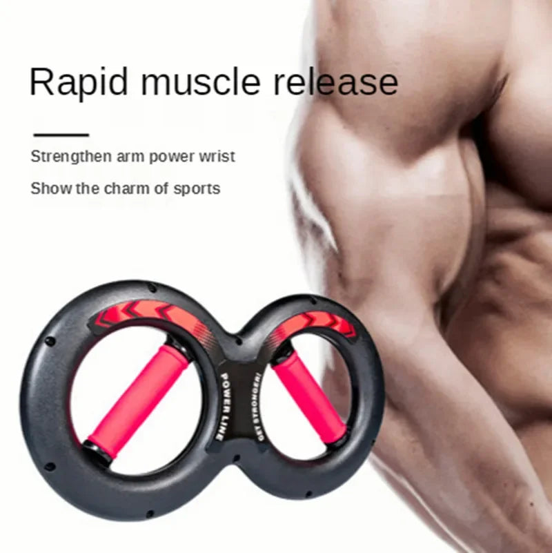 20KG 8-Word Hand Grip Strength Trainer Black