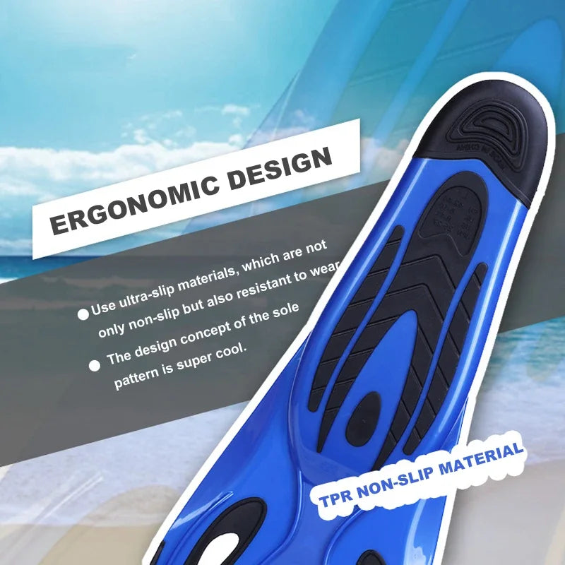 Non-Slip Swimming and Diving Fins