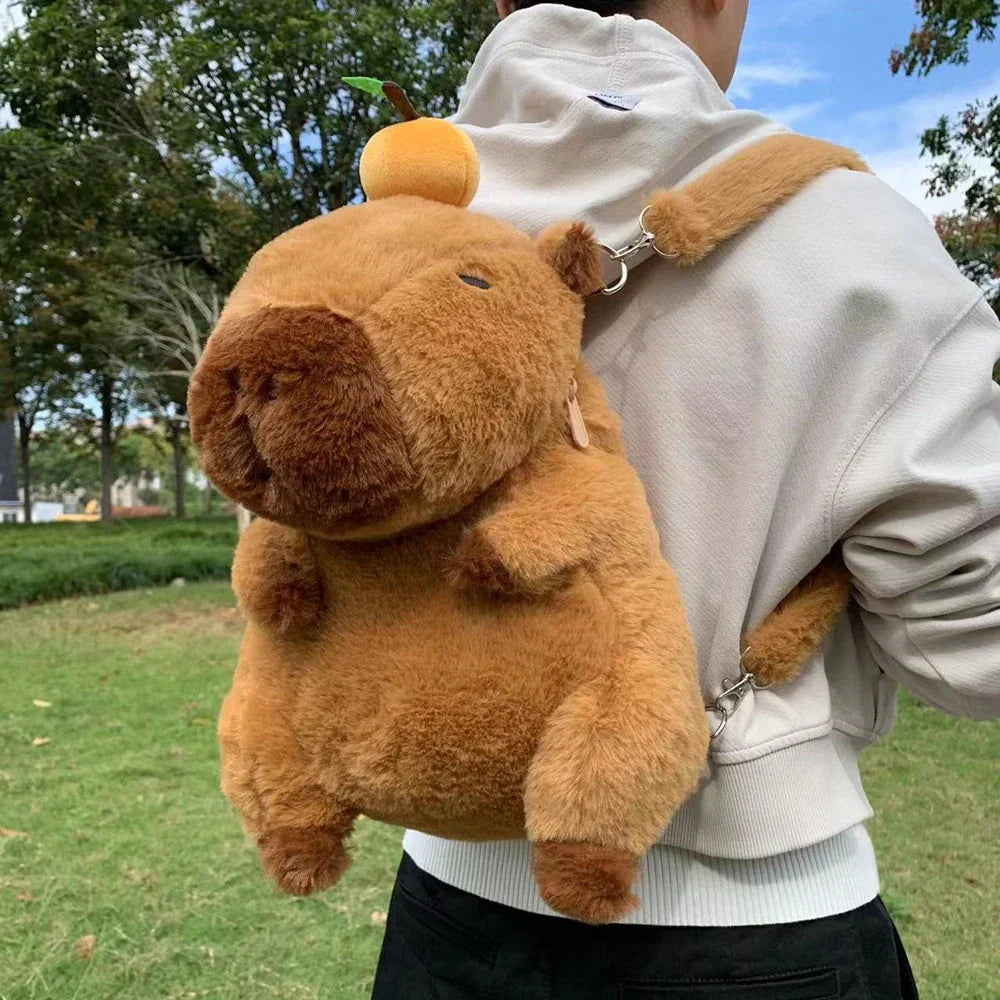 Children's Kawaii Plushie Backpack with Shoulder Straps