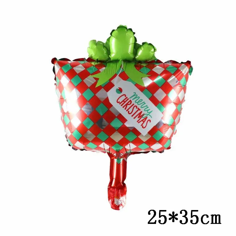 Cheerful Santa Claus Foil Christmas Balloon - 70x51cm
