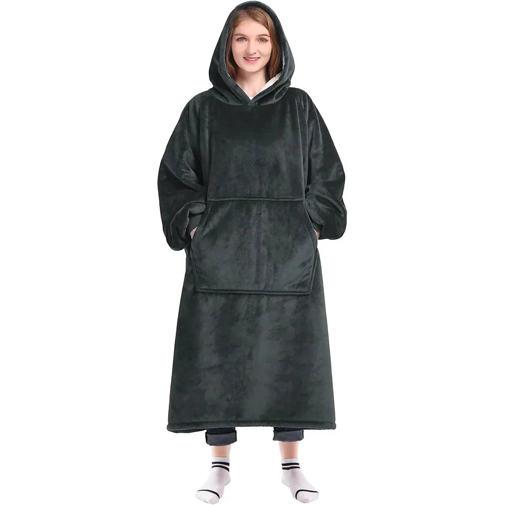 Oversized Wearable Blanket Hoodie