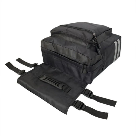 25L Canvas Carrier Bag Rear Rack Trunk Bike Luggage Back Seat