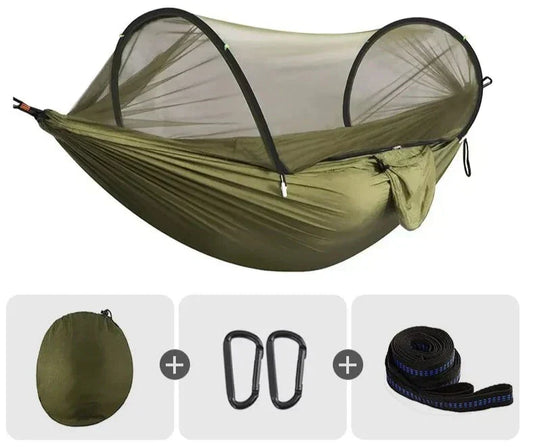 3-in-1 Camping Hammock with Mosquito Mesh