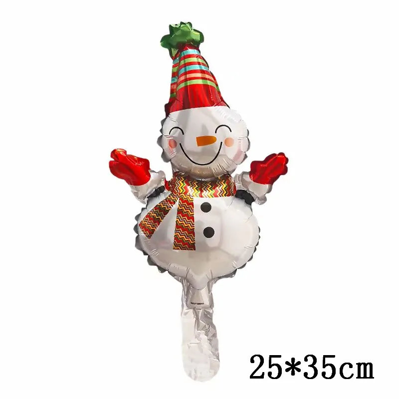 Cheerful Santa Claus Foil Christmas Balloon - 70x51cm