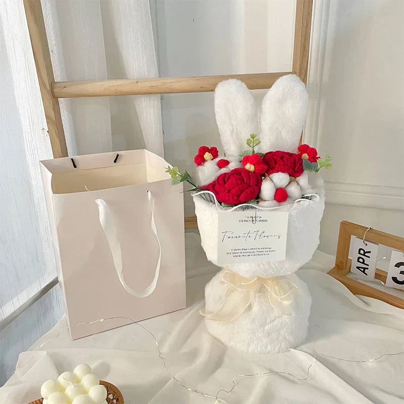 Cute Crochet Flowers Bouquet
