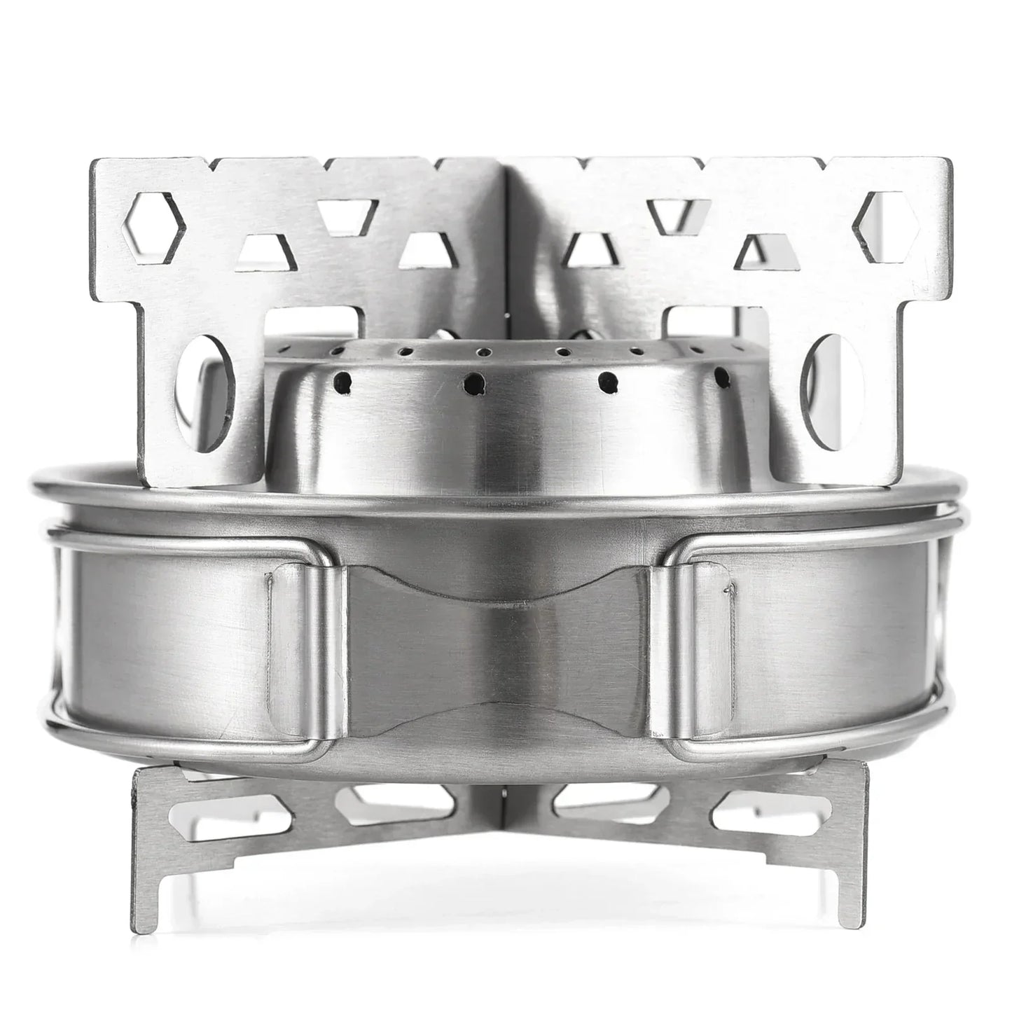 Camping Alcohol Stove w Cross Stand