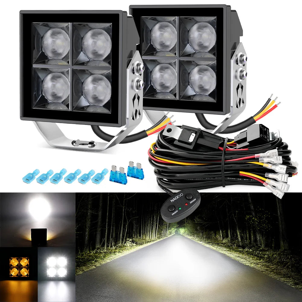 12V/24V LED Work Lights Spotlight Bar – 4x4