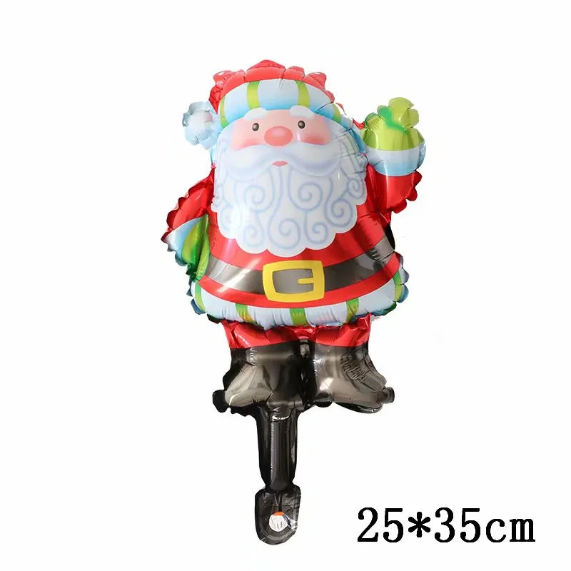 Cheerful Santa Claus Foil Christmas Balloon - 70x51cm