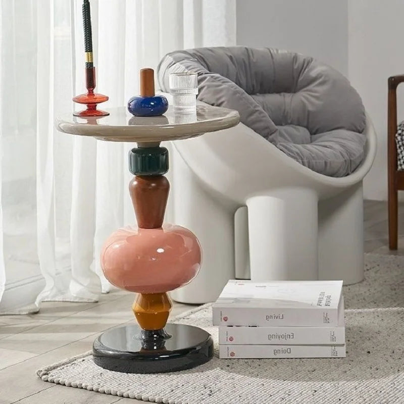 Nordic Creative Side Table - Versatile 45x69cm Wall-Mounted Design