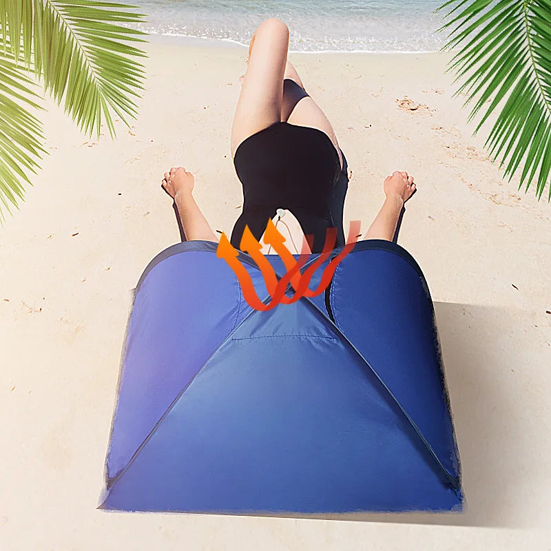 Automatic Quick-Opening Beach Sunshade