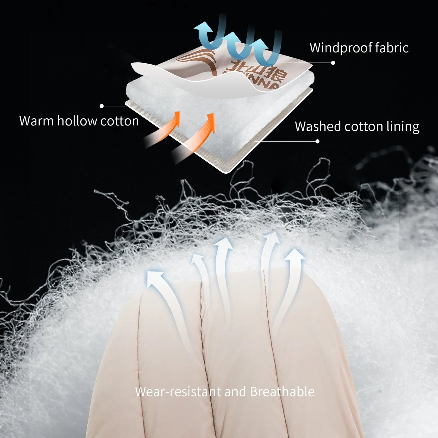 2-Person Detachable Camping Sleeping Bag 2.6kg Grey
