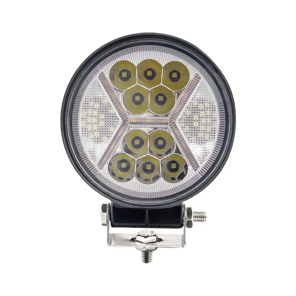 Round LED Work Light 4-Inch Spot Flood Beam