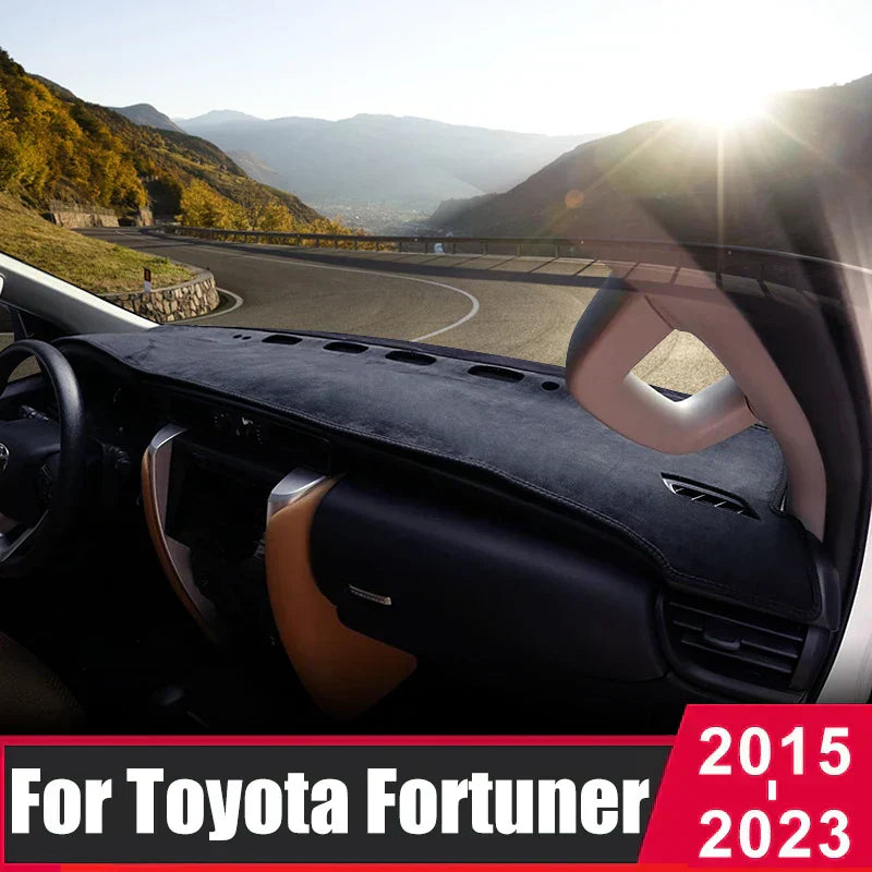 Dashboard Cover Mat for Toyota Fortuner SW4 AN150 AN160 (2015-2023)