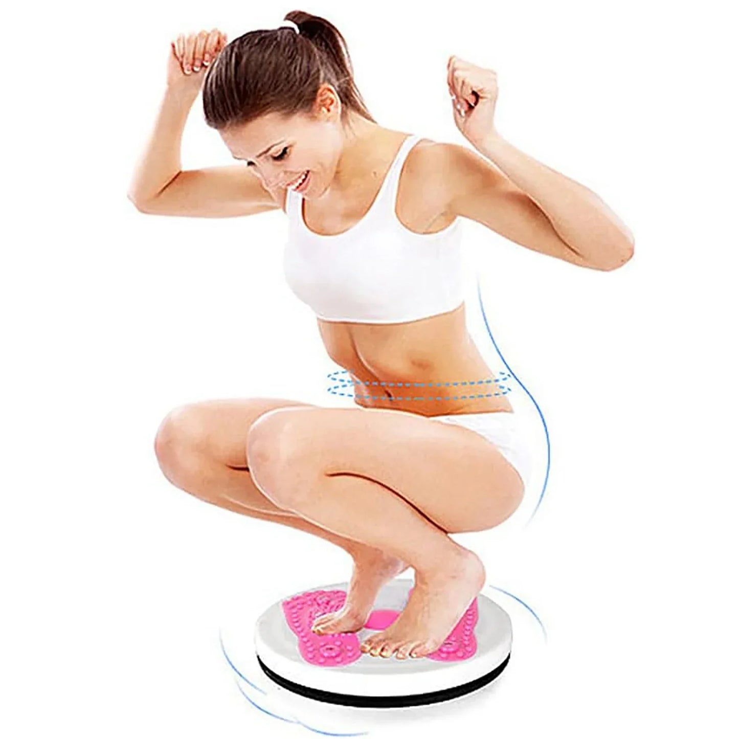 Waist Twisting Disc Abdominal Fitness Rotary Board Purple