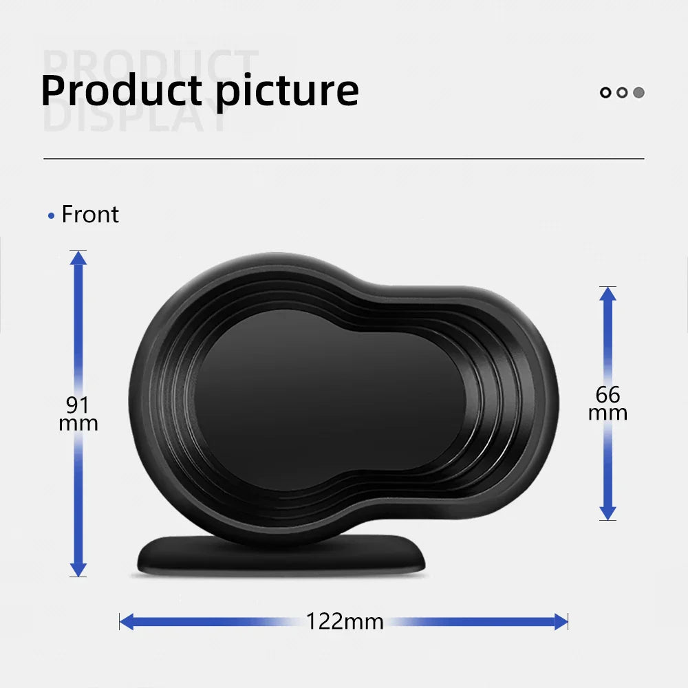 OBD2 Car HUD F9 Digital Head Up Display with Smart Alarm Black