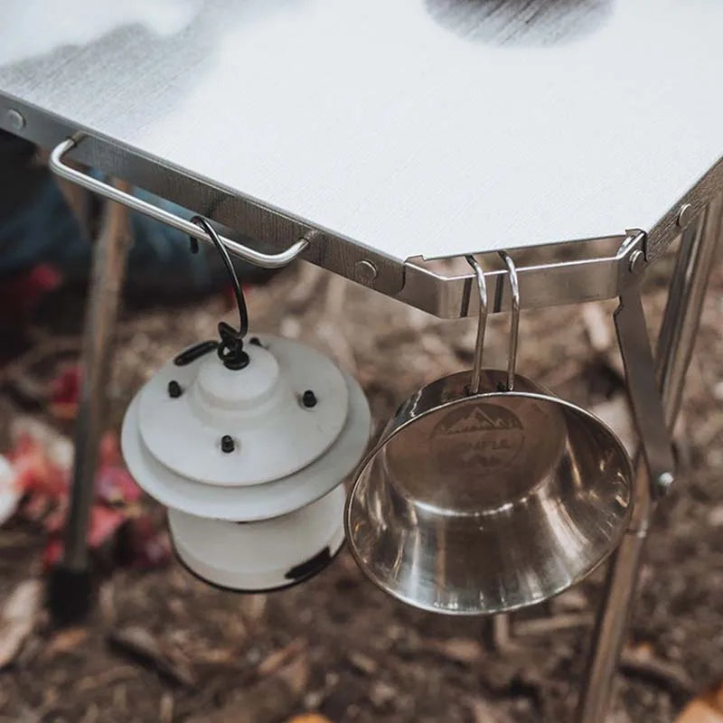 Portable Stainless Steel Camping BBQ Table