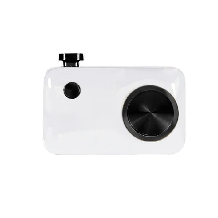 Crystal Camera Sculpture: Elegant Living Room and Office Decor