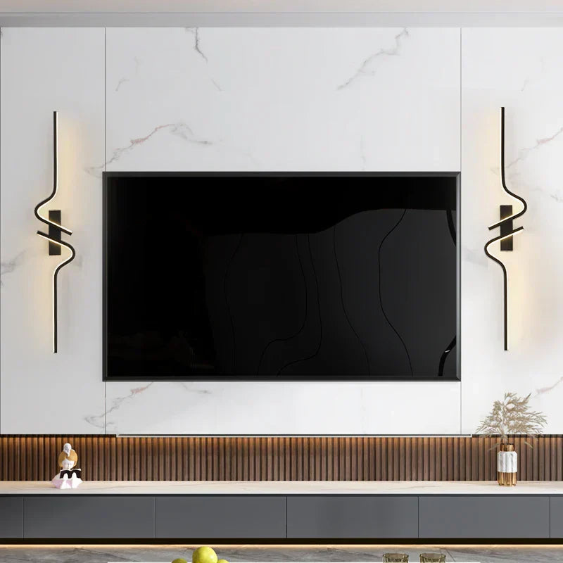 Modern LED Wall Lamp: Sleek Nordic Design for Stylish Indoor Lighting