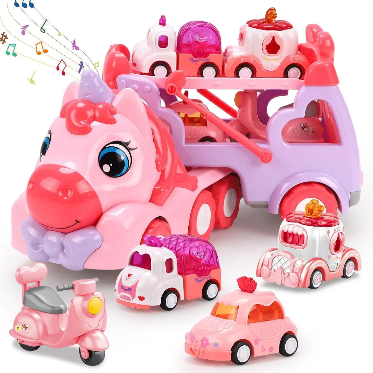 5 in 1 Carrier Truck Car Toys