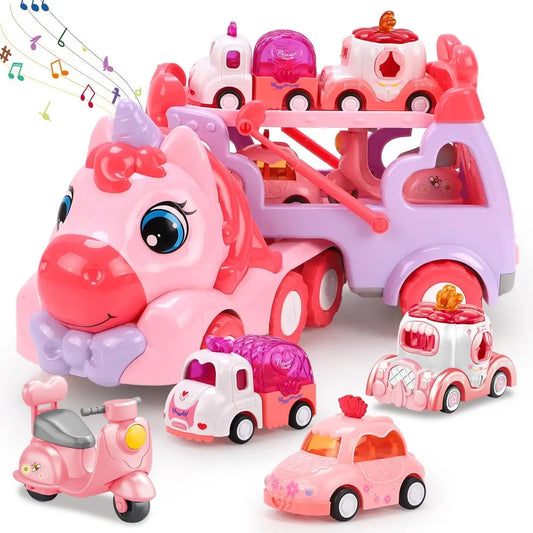 5 in 1 Carrier Truck Car Toys