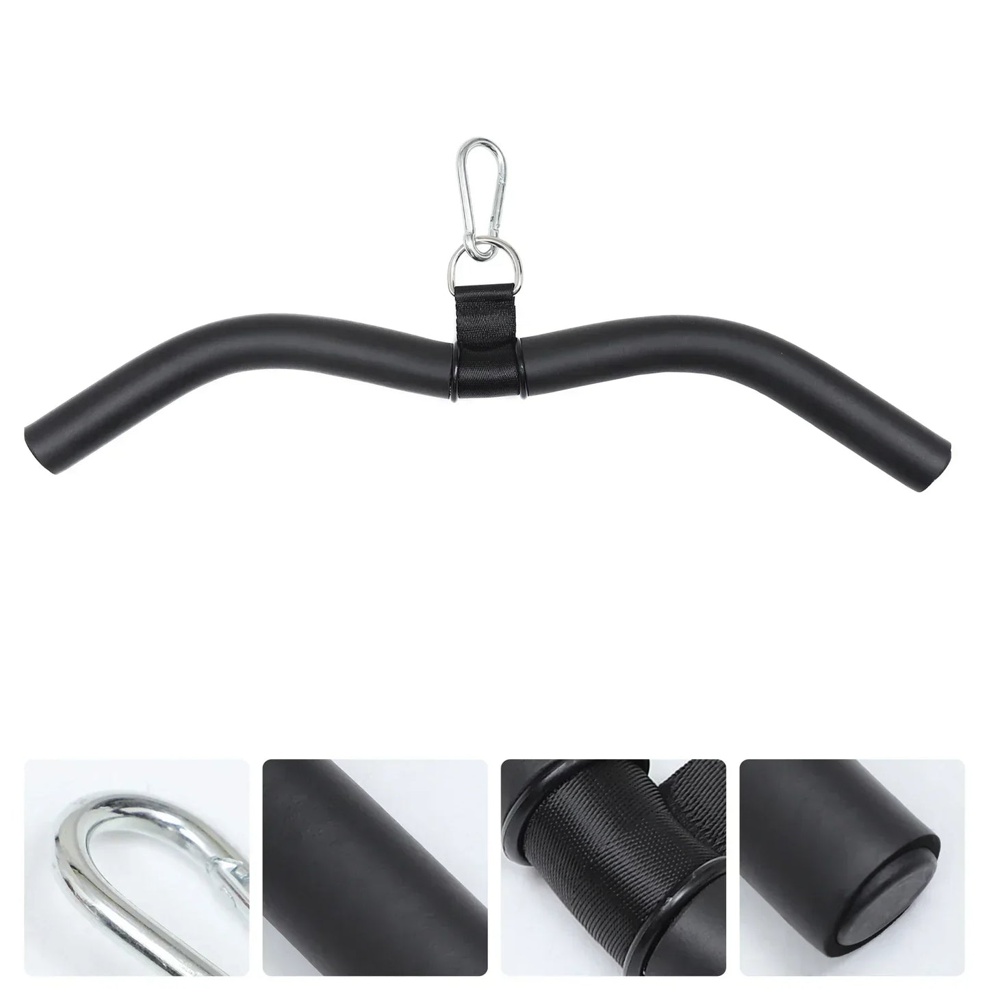 T-Shape Fitness Lower Pull Bar for Back and Arm Exercise