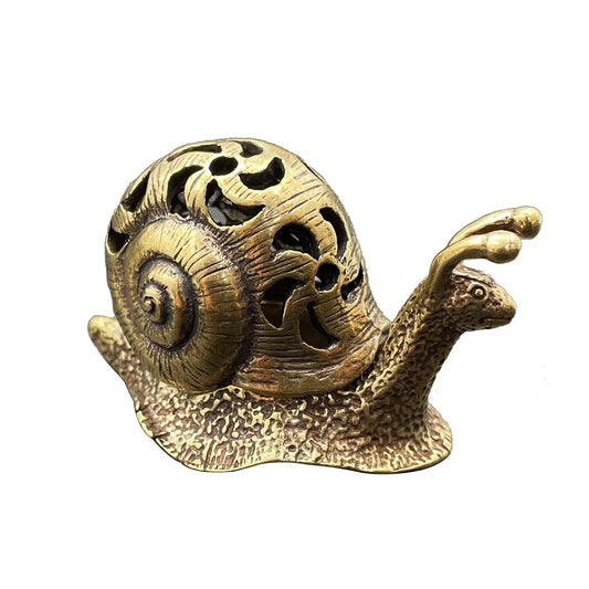 Pure Copper Mini Snail Small Ornament