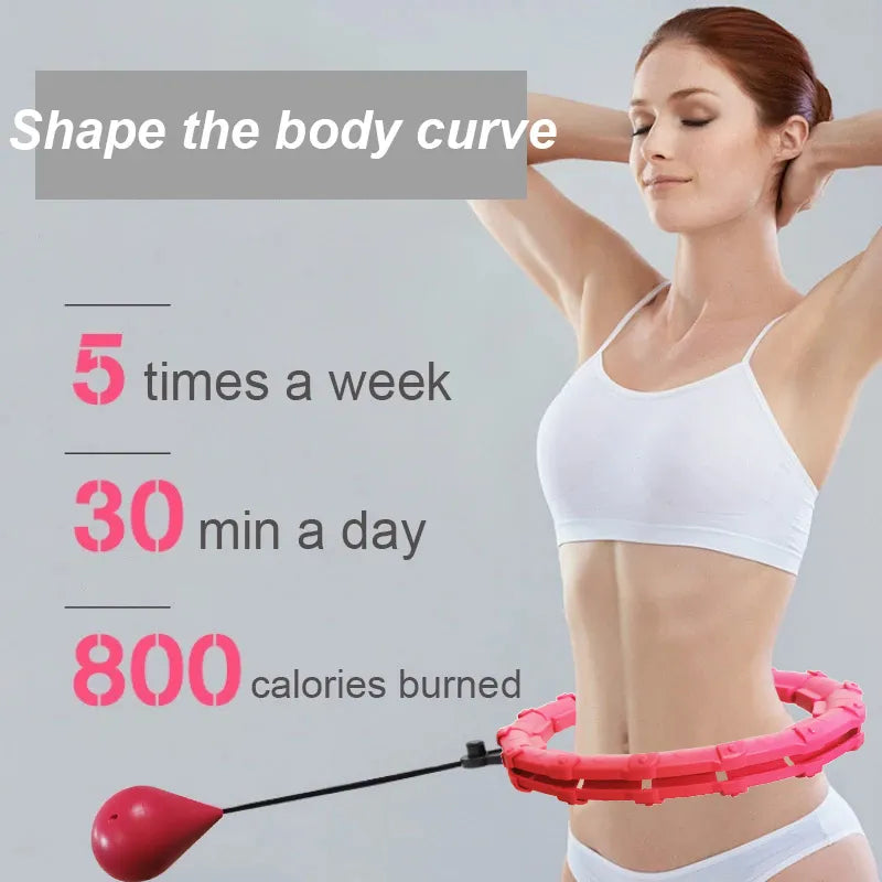 Adjustable Sport Hoops Set - Waist Exercise & Detachable