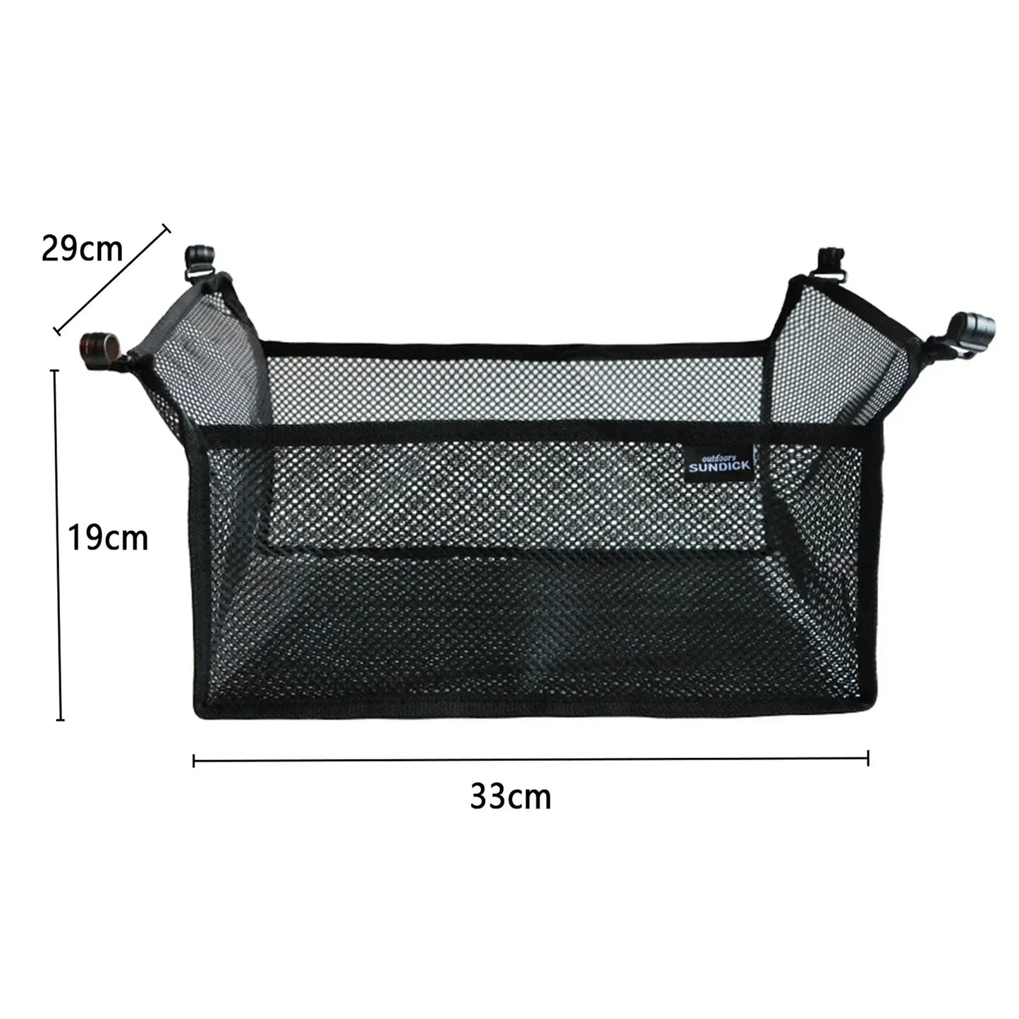 Folding Table with Portable Storage Net