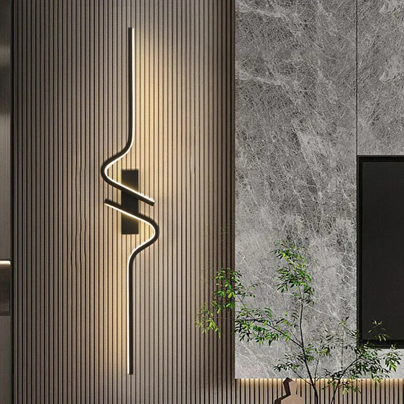 Modern LED Wall Lamp: Sleek Nordic Design for Stylish Indoor Lighting